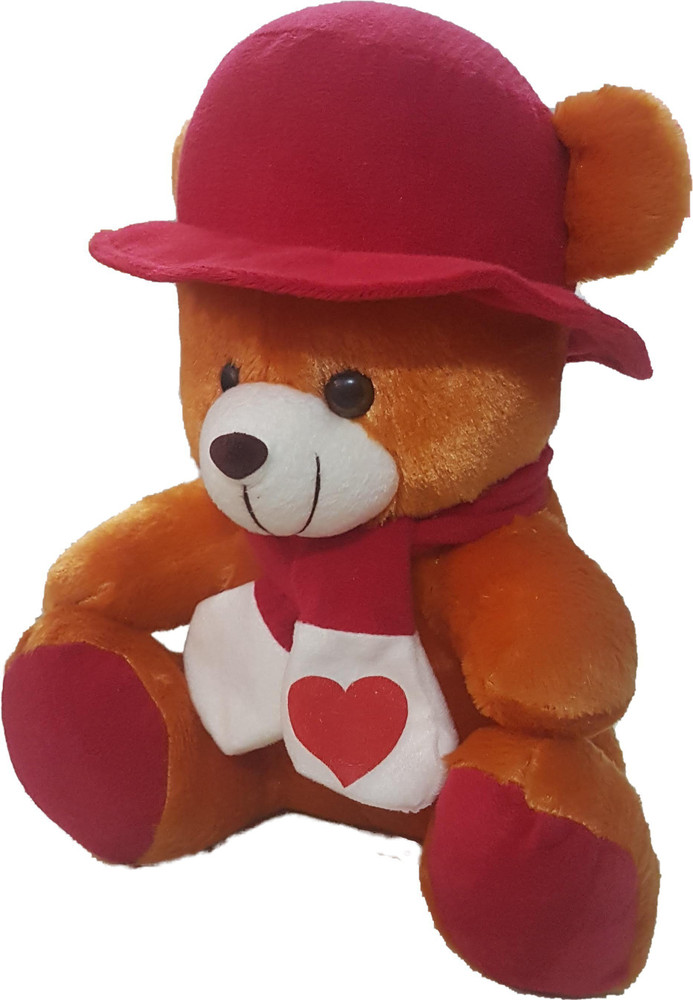Teddy bear with 2025 hat and scarf