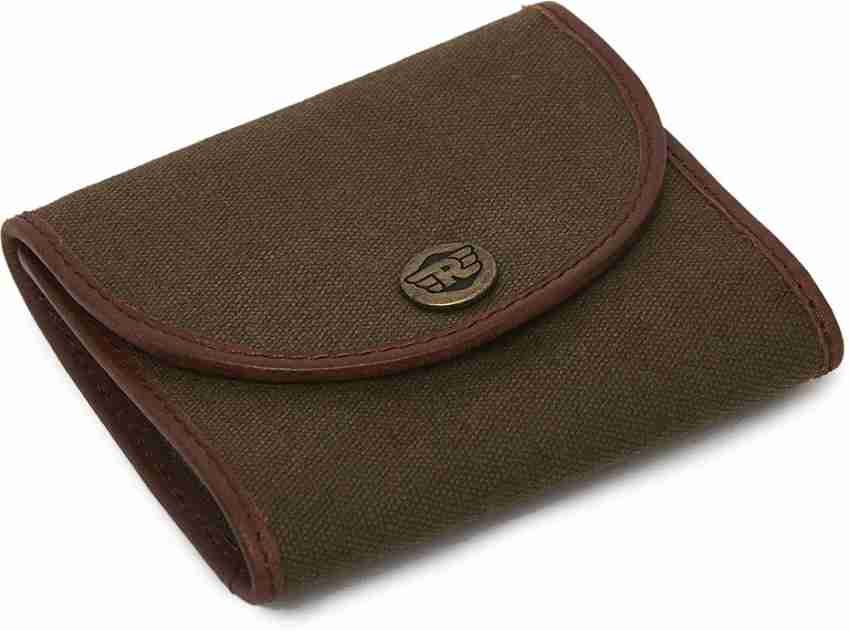 ROYAL ENFIELD Men Khaki Fabric Wallet KHAKI Price in India