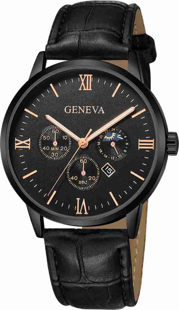 Geneva Platinum Analog Watch For Men Buy Geneva Platinum Analog Watch For Men Date Display Multi Colour Dial 443 Online at Best Prices in India Flipkart