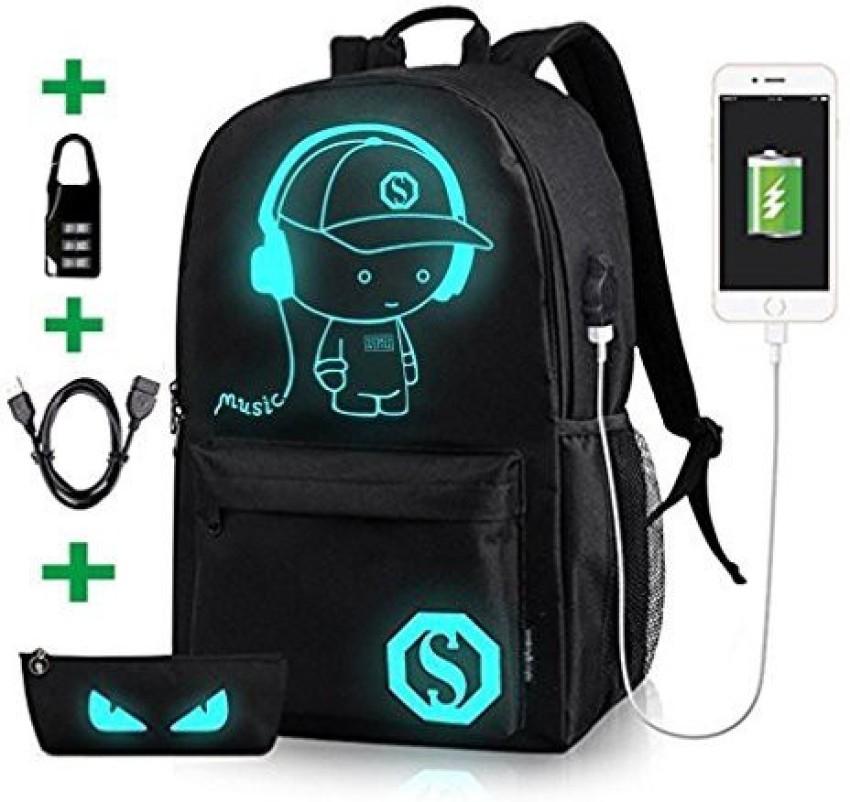 Buy Roffatide Anime Jujutsu Kaisen Gojo Satoru Laptop Backpack with USB  Charging Port  Headphone Port Black at Amazonin