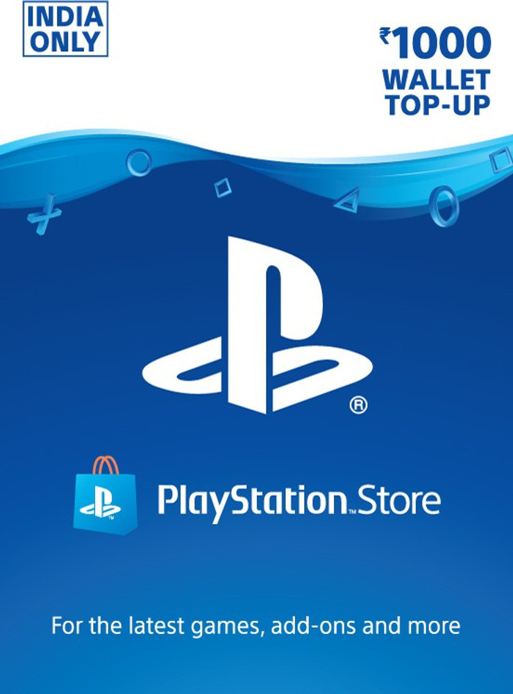 Rs. 1000 PlayStation Network Wallet Top Up Price in India Buy