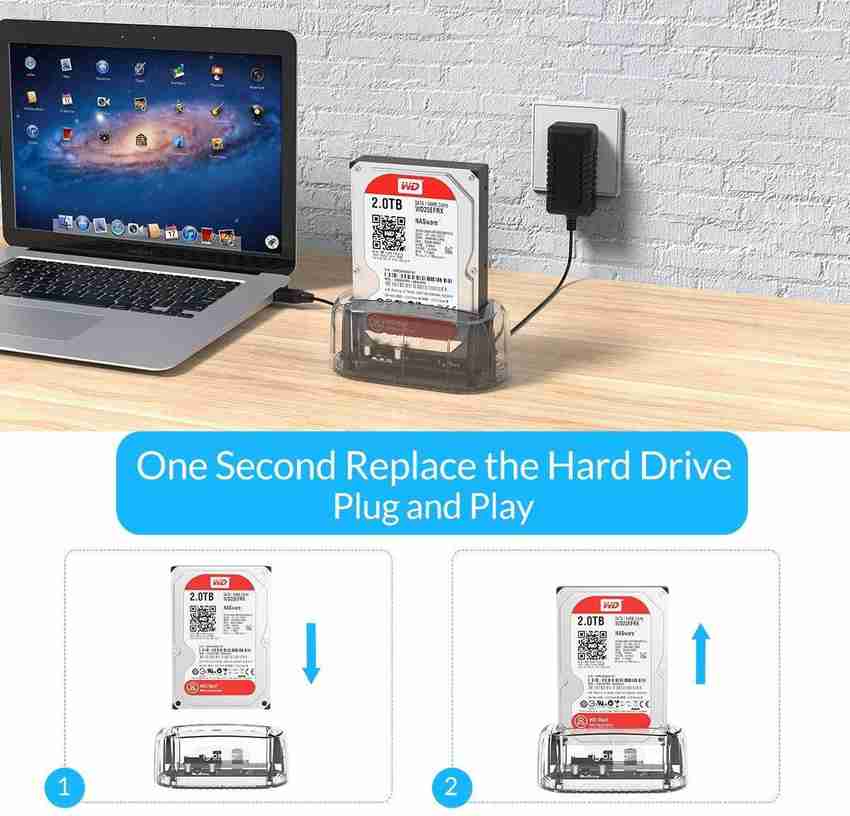 ORICO USB3.0 to SATA External Hard Drive Docking Station for 2.5
