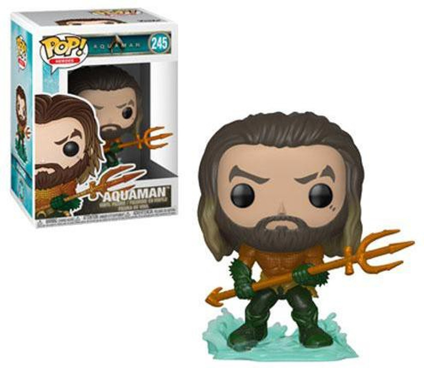 Funko Aquaman Movie 2018 Aquaman with Trident Pop Figure 245