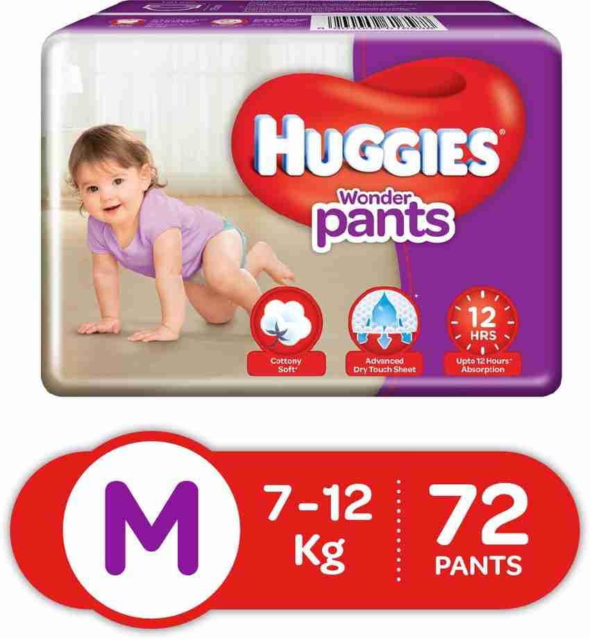 Huggies Wonder Pants Medium Size Diapers M Buy 72 Huggies Air