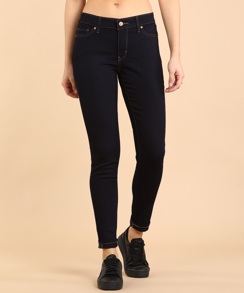LEVI S 711 Skinny Women Dark Blue Jeans Buy Blue LEVI S 711 Skinny Women Dark Blue Jeans Online at Best Prices in India Flipkart