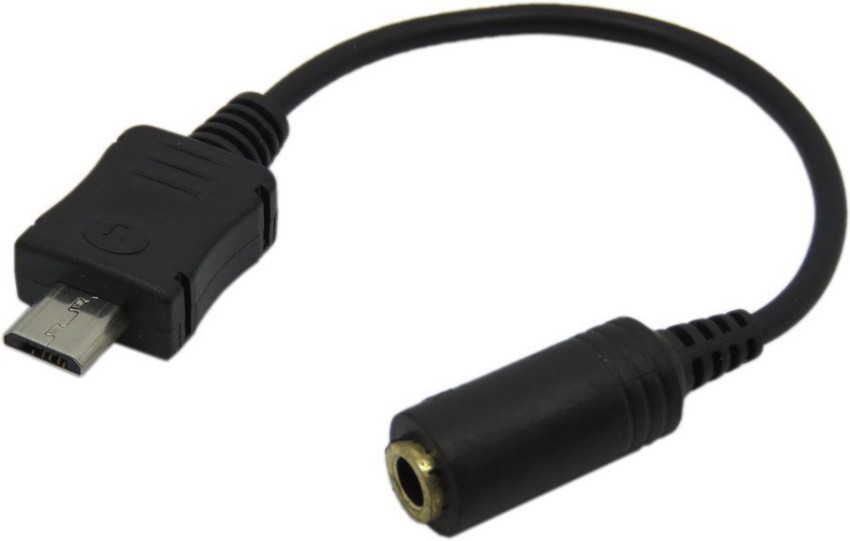 AIEK AUX Cable 0.14 m Micro Usb Interface To 3.5 Mm Female Plug