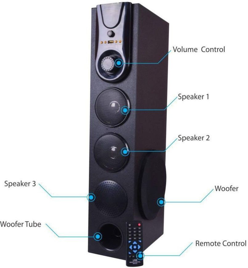 Zoomstar smart sale tower speaker