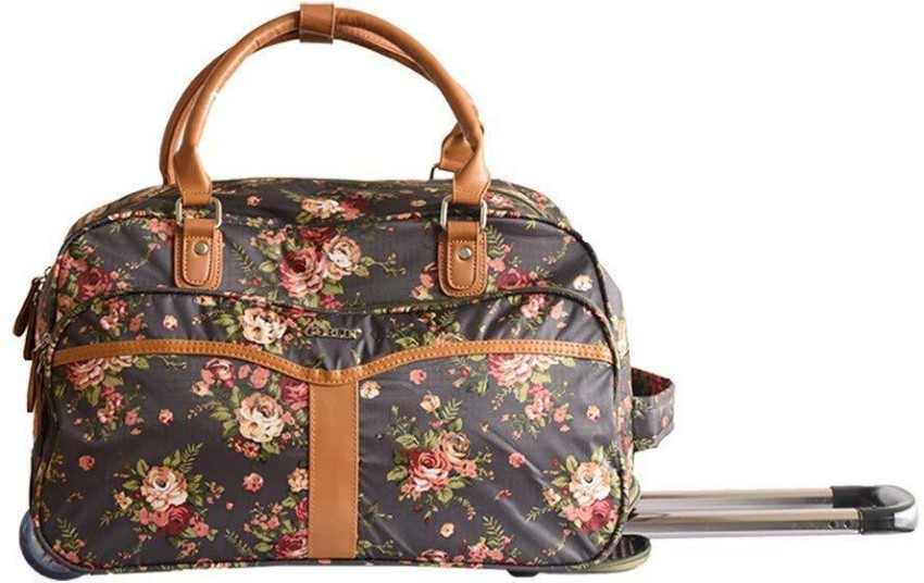 Floral print weekend discount bag