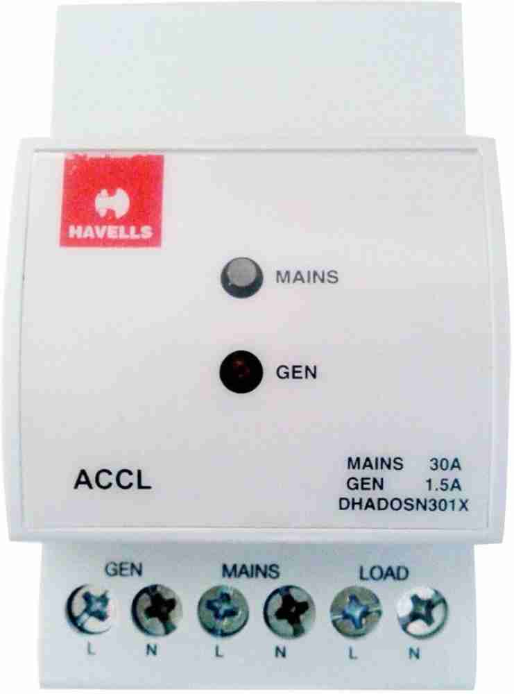 HAVELLS 3 Module SPN 5 ACCL 1000W DHADOSN3005 MCB Price in India 