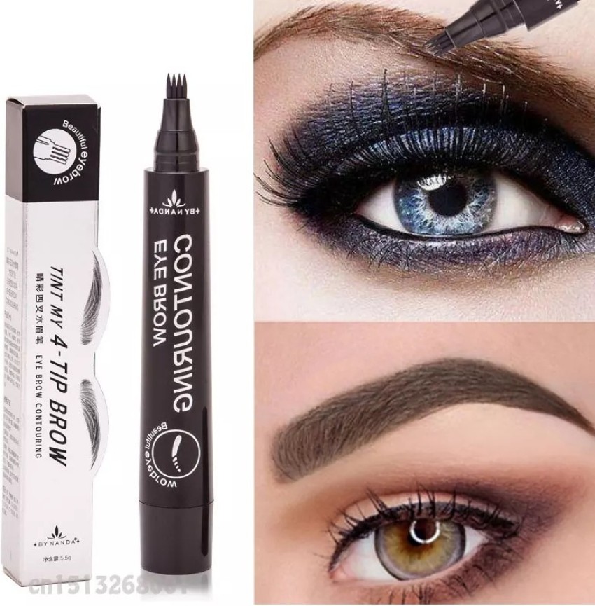 3D Microblading Eyebrow Pen Waterproof Fork Tip Eyebrow Tattoo Pencil  5  colors available