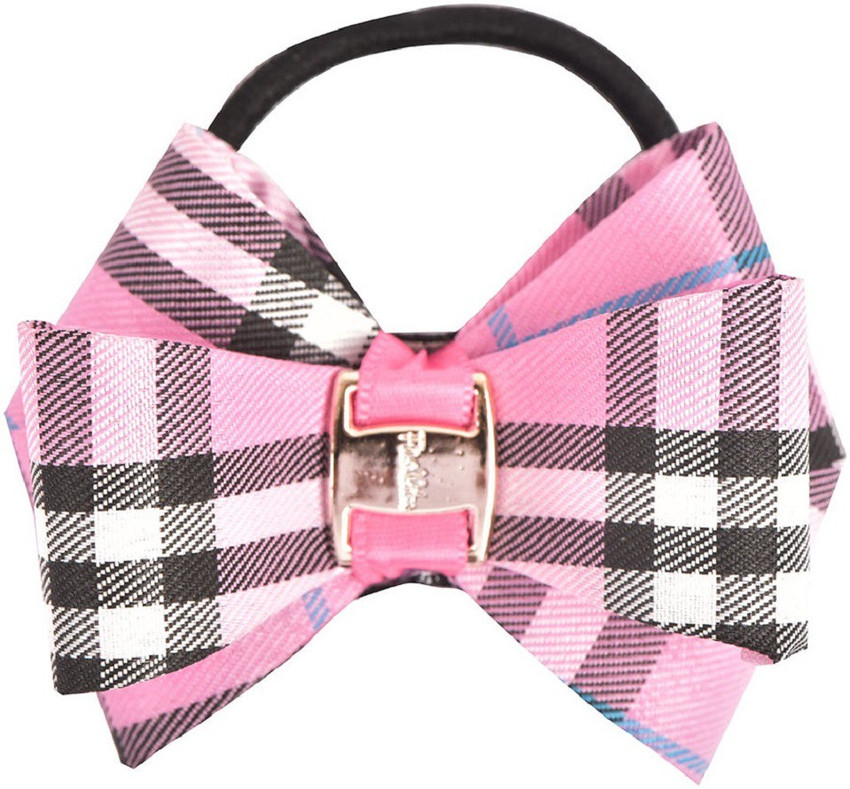 Pink burberry bow tie new arrivals