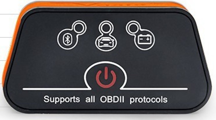 iovi ELM327 Bluetooth OBD-II Scan Tool for BS 4 and BS 6 Cars Compatible  with Android Mobile or Tablet