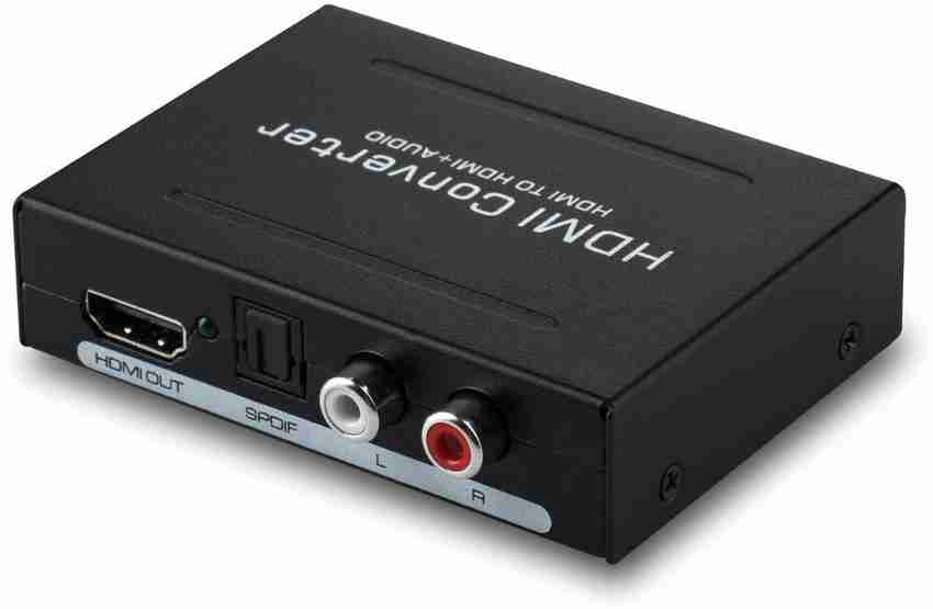 microware HDMI Audio Extractor Splitter to SPDIF RCA Stereo L R Analog Output Converter Media Streaming Device