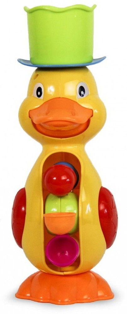 Bath toy top water wheel