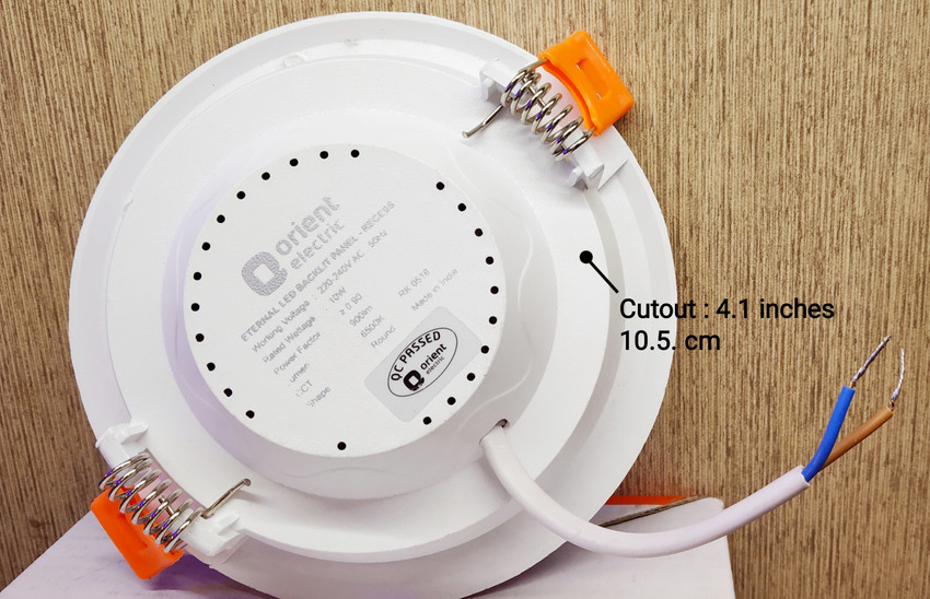 ORIENT 10 Watt Round LED Panel Recessed Ceiling Lamp Price in