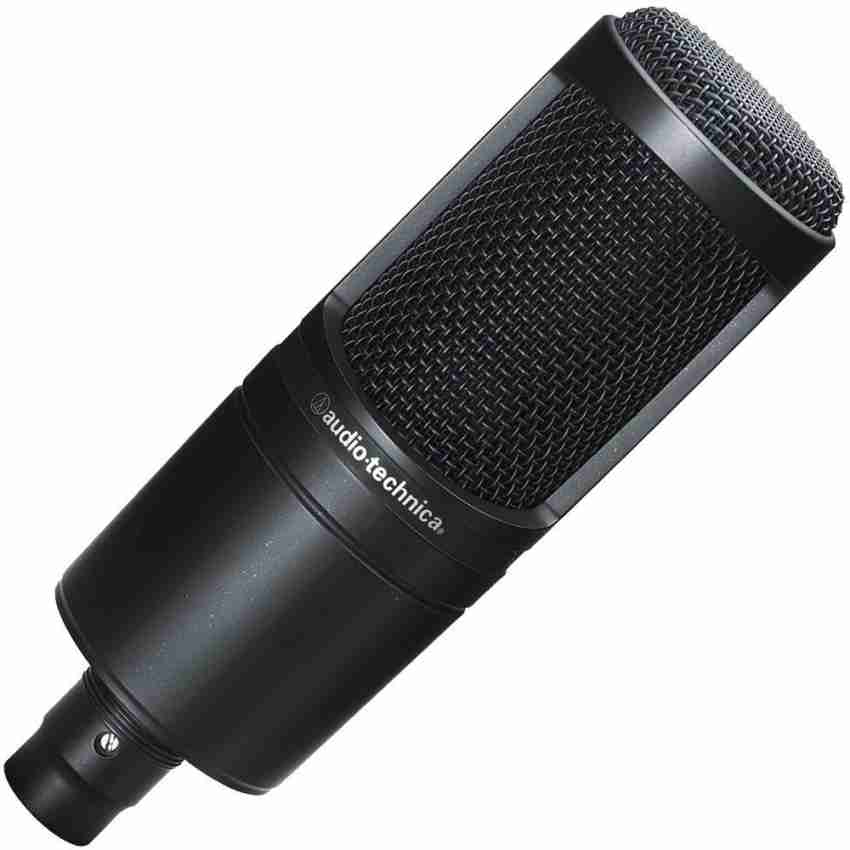Audio-Technica AT2020 Cardioid Condenser Microphone - Black