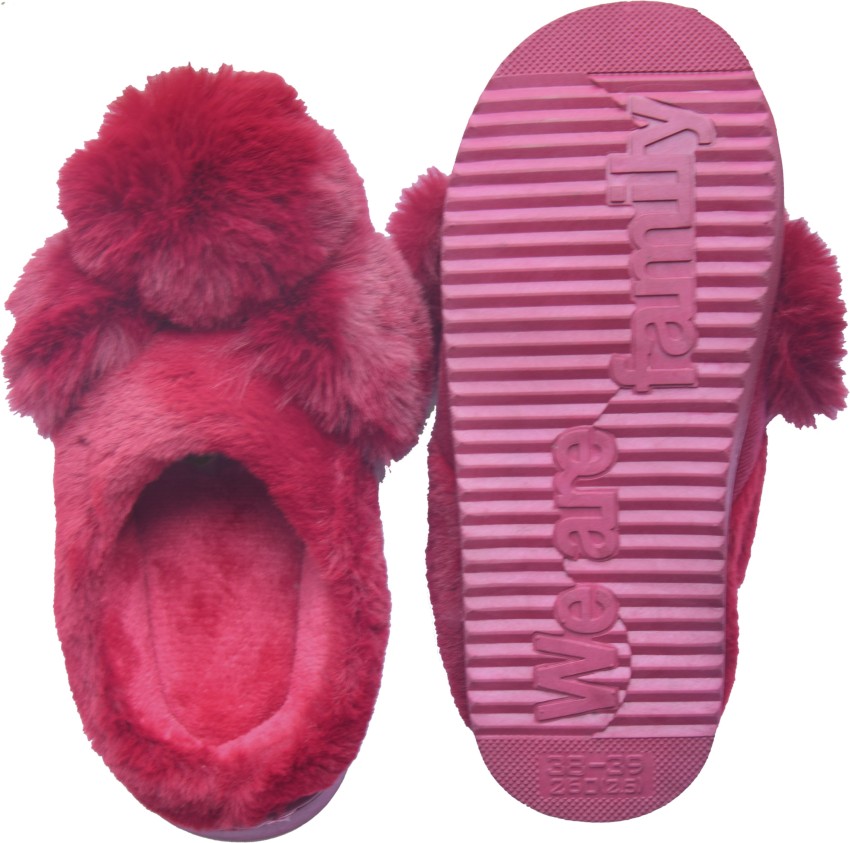 jin pink slippers