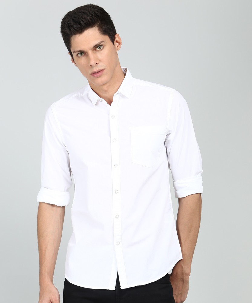 White deals shirt flipkart