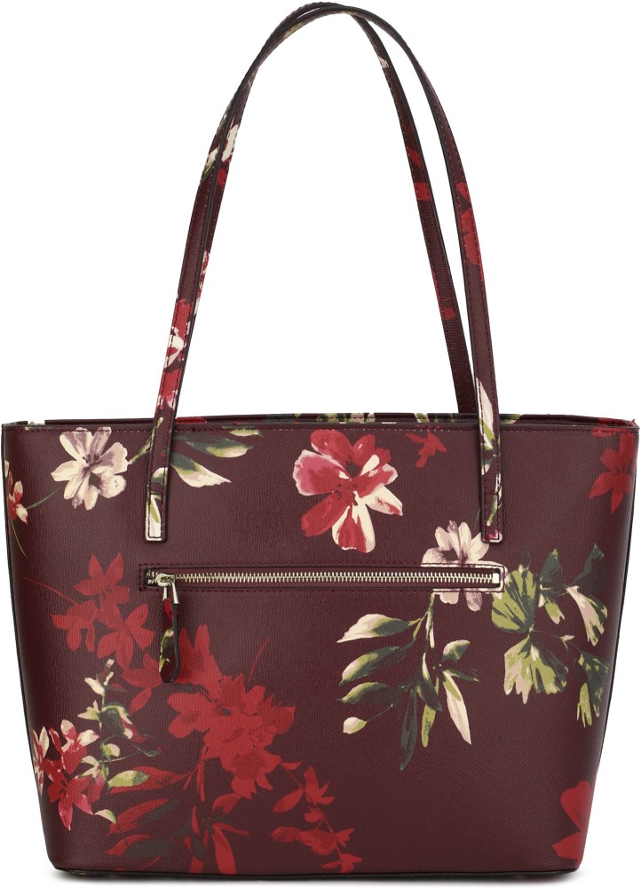 Guess red outlet floral bag