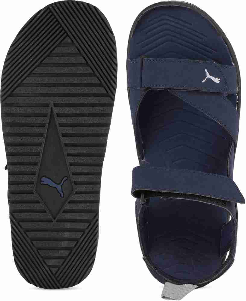 Puma blue top floater sandals