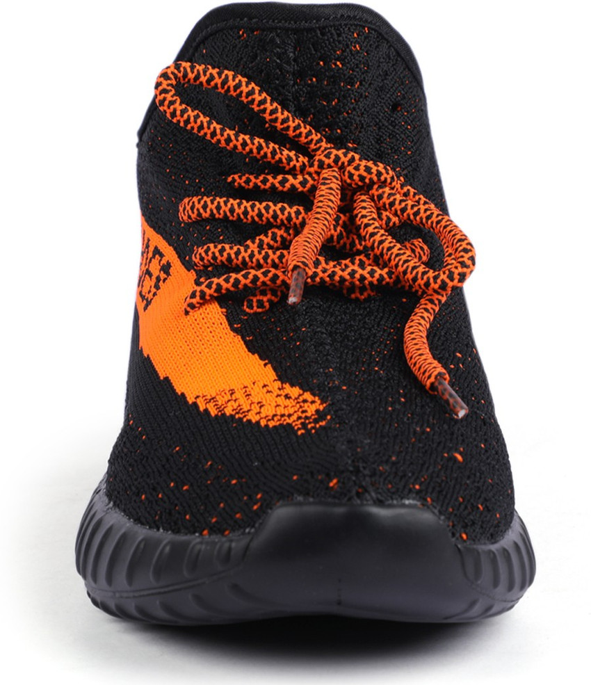 Mr.SHOES 1838 1 YZY BLK ORNG BOOST 350 V2 RUNNING SHOES Running