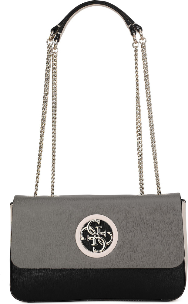Guess open new arrivals road tote black