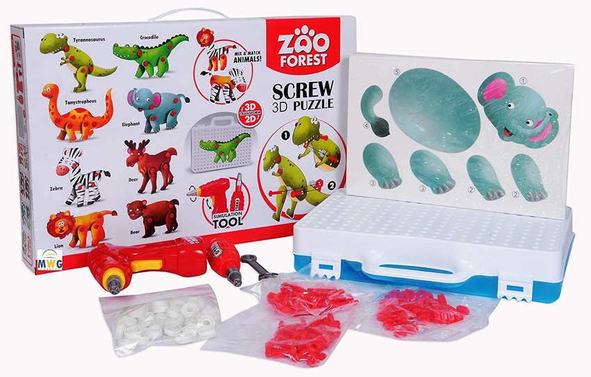 MWG Exports Co Take Apart 3D Animal Figure Model Building Kits for
