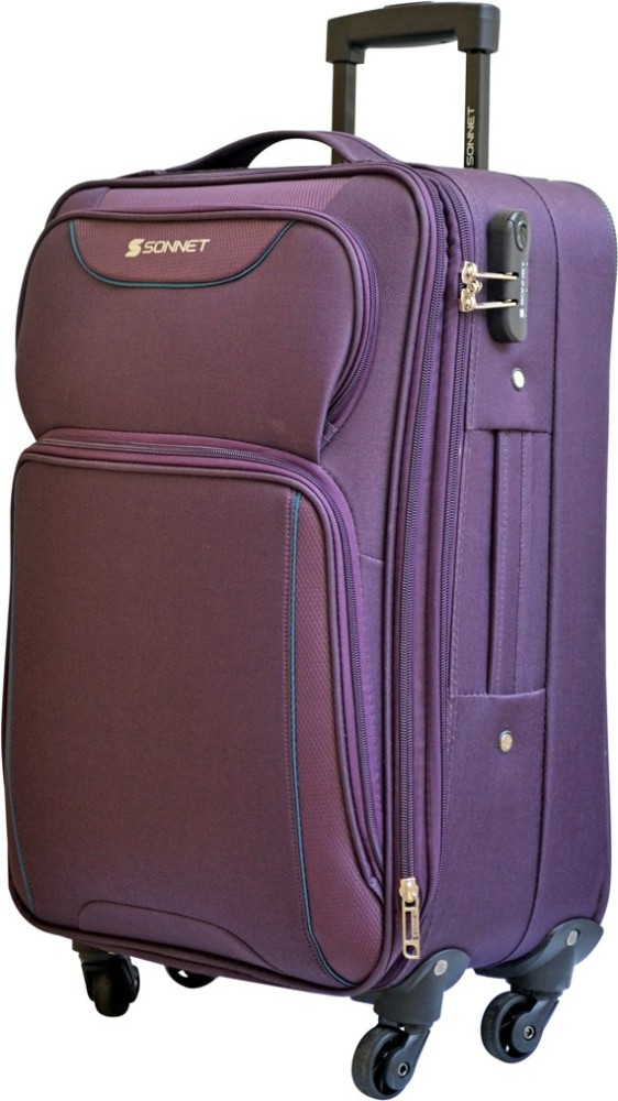 55 Sonnet Purple Duffle Trolley Bag