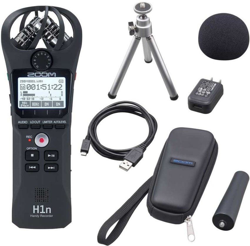 ZOOM H1n Recorder with APH-1n Accessory pack 2 Tracks Digital