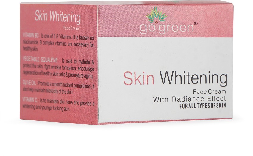 Go Green SKIN WHITENING FACE CREA Price in India Buy Go Green