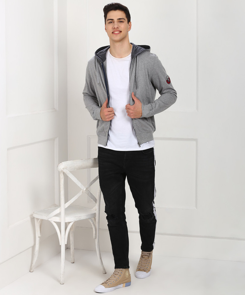 JOCKEY Full Sleeve Solid Men Jacket Buy Grey Melange JOCKEY Full Sleeve Solid Men Jacket Online at Best Prices in India Flipkart