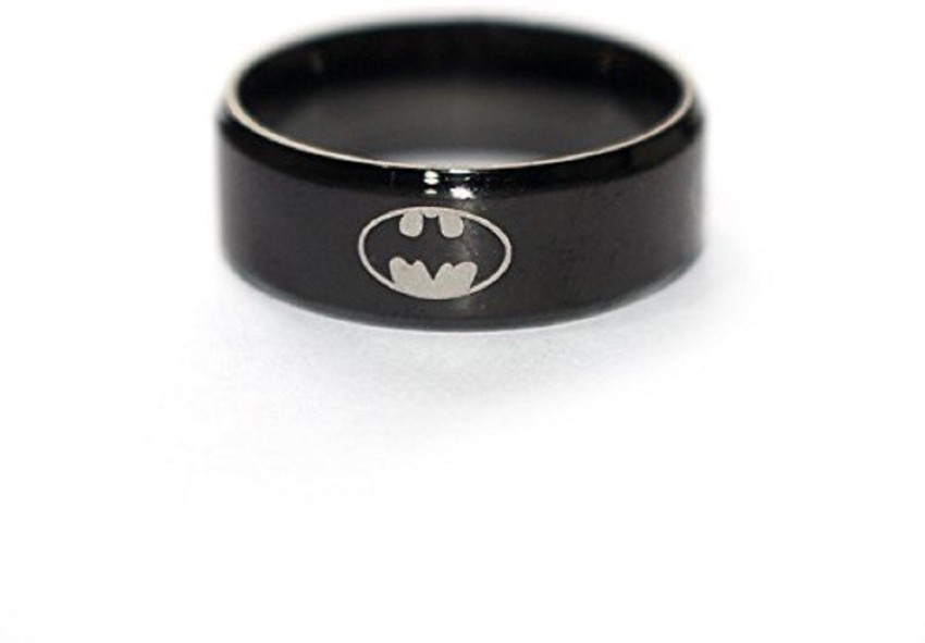 Stainless steel best sale batman ring