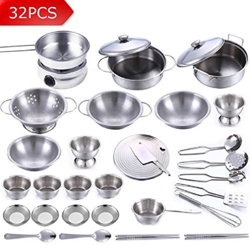 Mini Small Kitchen Real Cooking Full Set Real Cooking Kitchenware Set Toy  Girl Children's Birthday Gifts