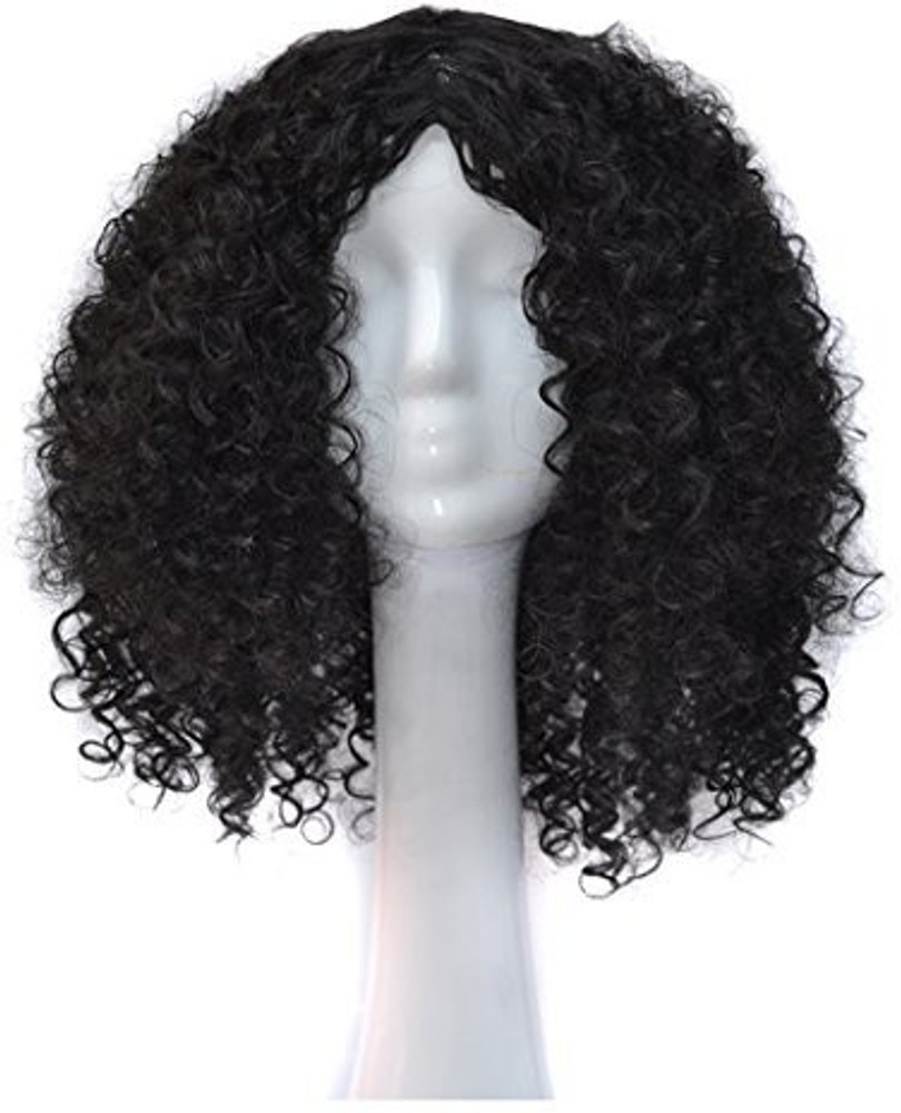 Inkach Curly Short Wigs Women Girls Hair Wig Full Heat Resistant