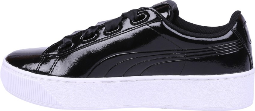 Puma women's vikky platform ribbon store p sneaker