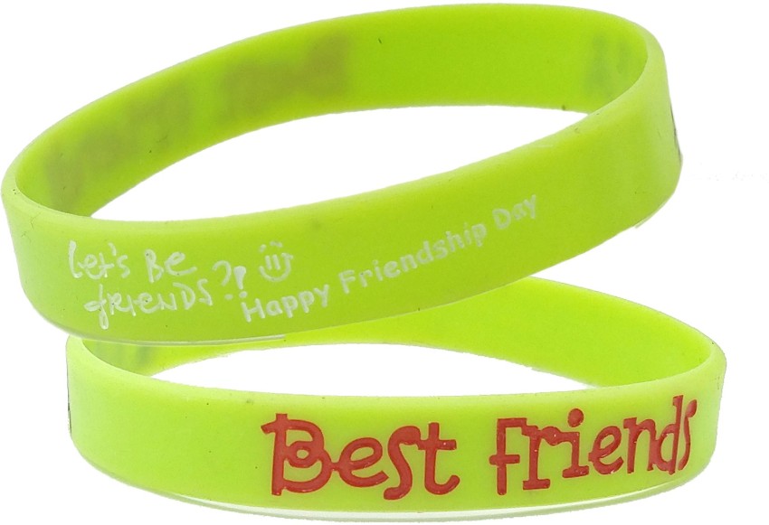 Best friend hot sale rubber bracelets