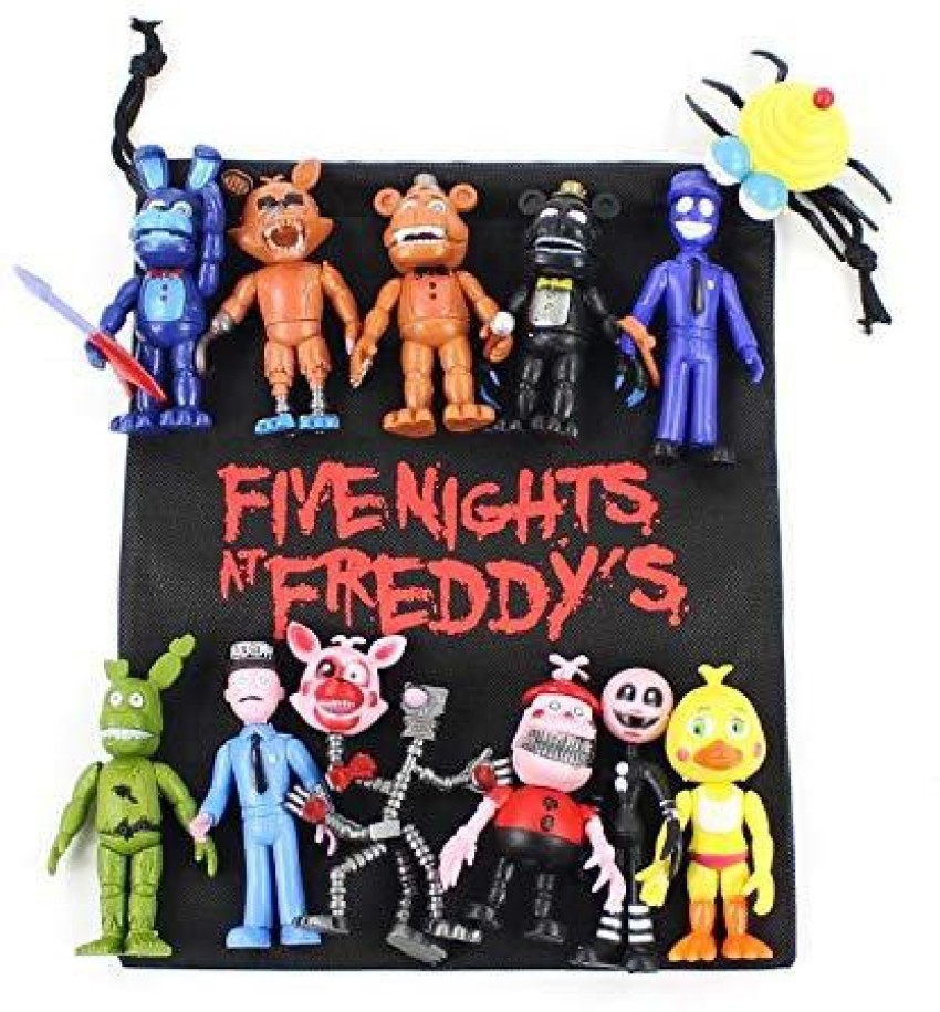 It took me 6 years of chores, saving, and looking for them in stores and  online but I've completed my journey. Today I have all of the FNAF 1 action  figures 