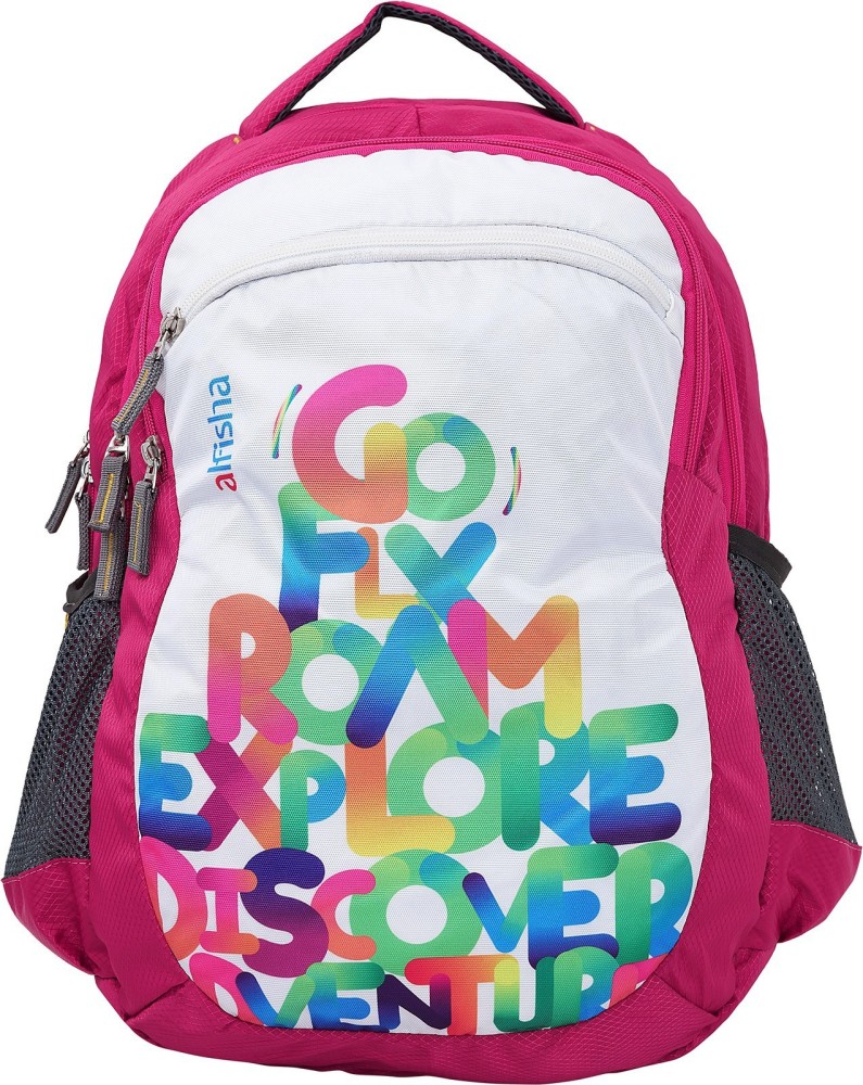 alfisha GO-006-PINK 35 L Backpack PINK, Red, Black, N Blue - Price