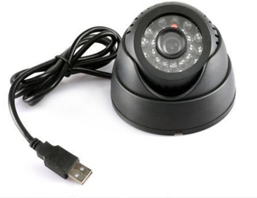 Secure Vision 24 IR Night Vision Black Dome CCTV Camera USB With