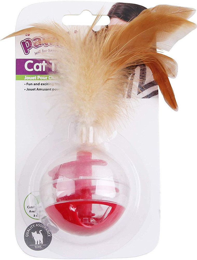 SRI Pawise Cat Brain Teaser Ball Toy with Feather for Cat Plastic Ball For Cat Price in India Buy SRI Pawise Cat Brain Teaser Ball Toy with Feather for Cat Plastic