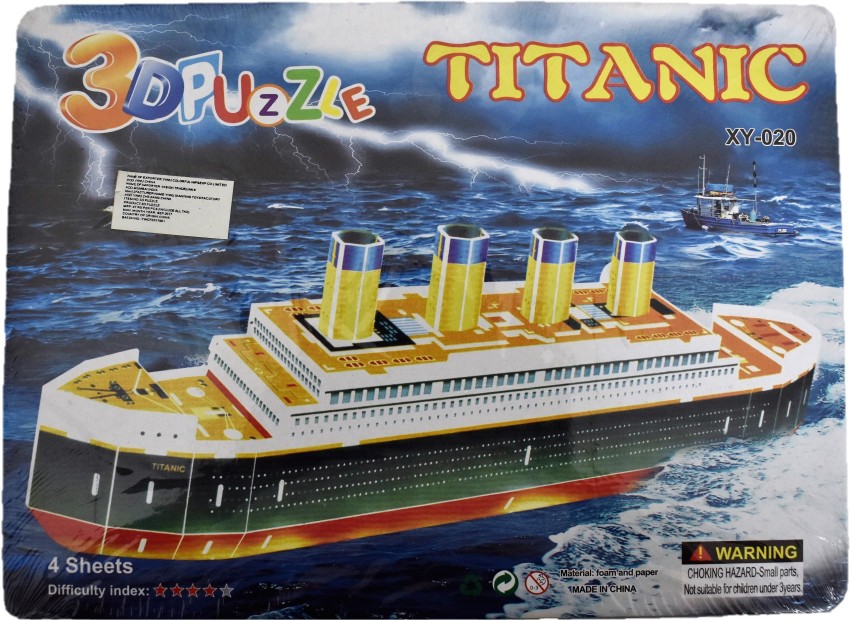 IXORA 3D PUZZLE TITANIC SHIP MINIATURE - 3D PUZZLE TITANIC SHIP