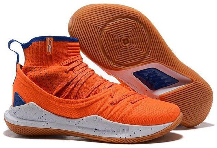 Under armour curry 5 men sales orange