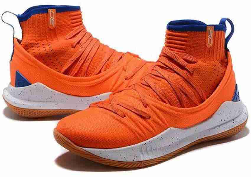 under armour curry 5 orange men