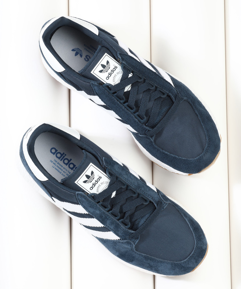 Adidas men's originals forest outlet grove shoes collegiate navy b41529
