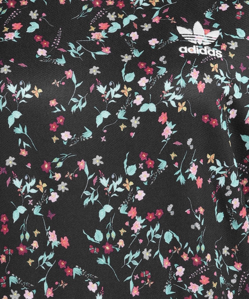 Floral sale adidas sweatshirt