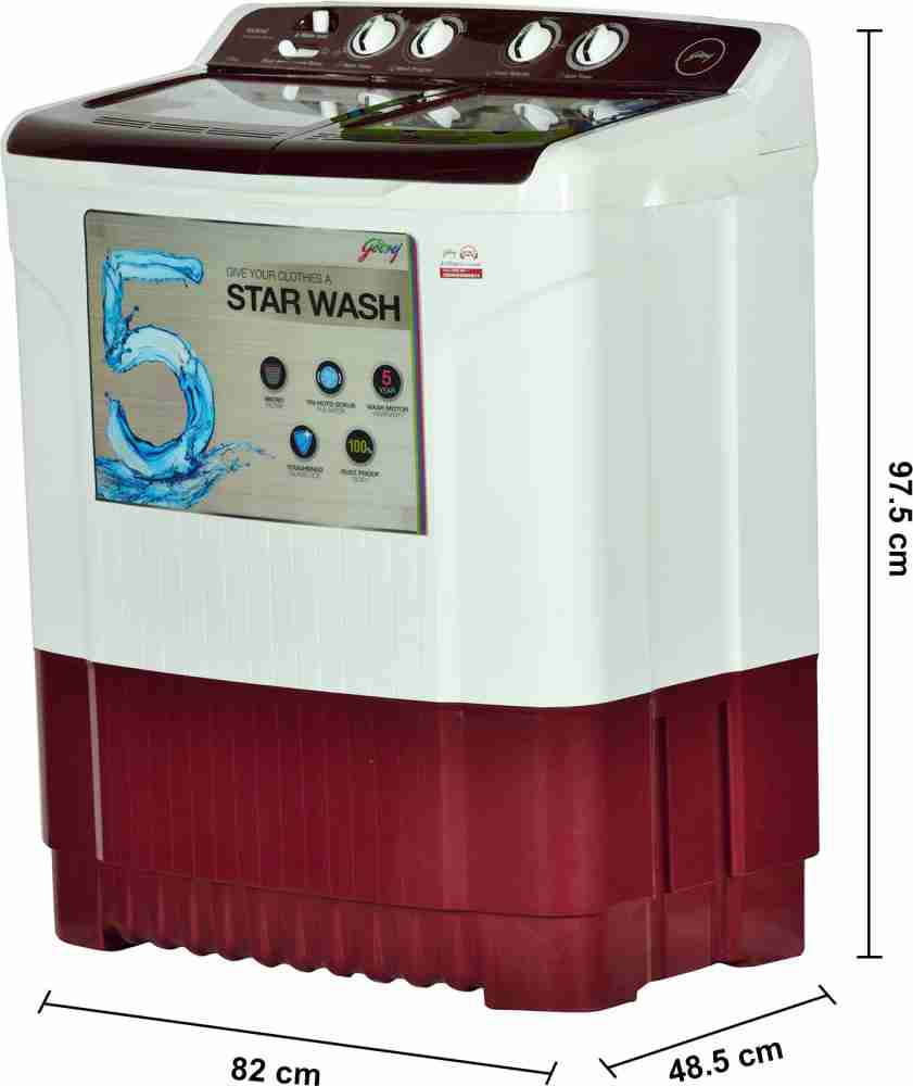 godrej semi automatic washing machine 7kg price