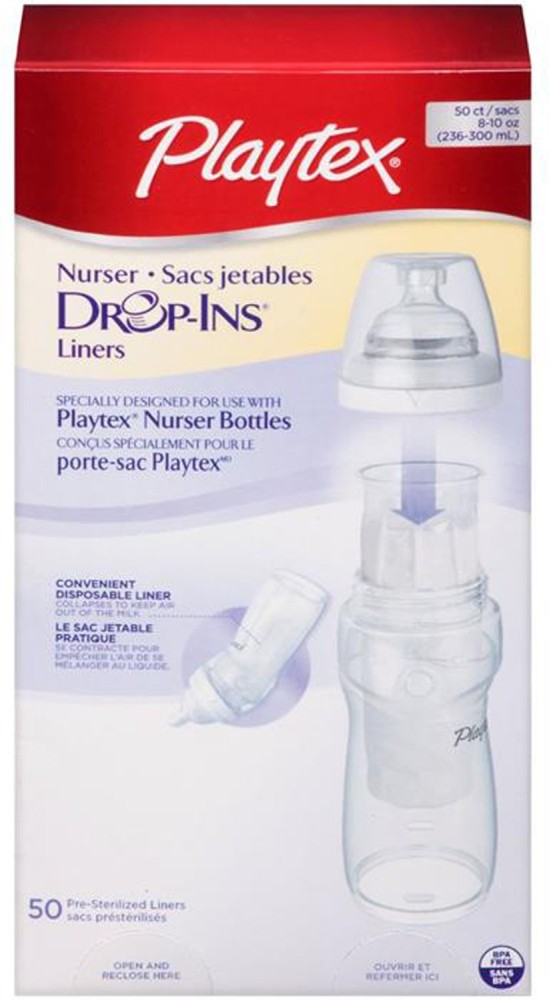 Playtex Nursing Bottle, Nipple and Drop in Liners, Babies & Kids