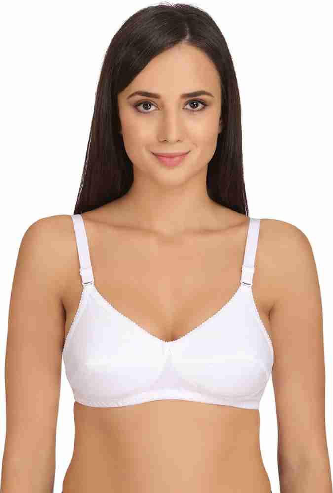 Buy Planet Inner Women White Cotton T-Shirt Bra (44C size) Online at Best  Prices in India - JioMart.