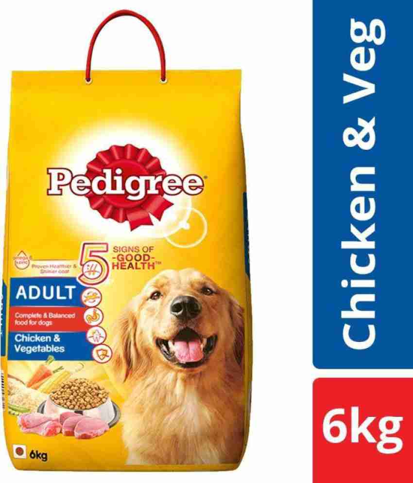 PEDIGREE Adult Chicken Vegetable Oats 6 kg Dry Adult Dog Food Price in India Buy PEDIGREE Adult Chicken Vegetable Oats 6 kg Dry Adult Dog Food online at Flipkart