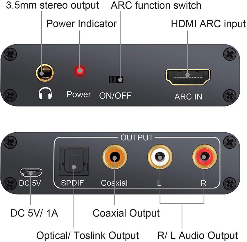 Hdmi arc sales analog audio